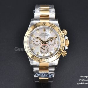 Daytona 116503 YG/SS Clean CF MOP Dial Diamond Marker YG/SS Bracelet A4130