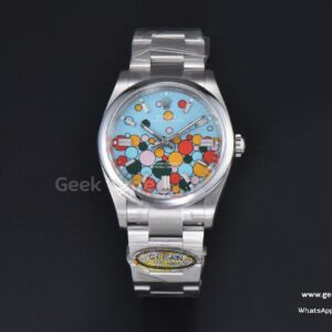 Oyster Perpetual 126000 36mm Clean CF 904L tiffanyblaues Celebration-Balloon-Zifferblatt SS-Armband VR3230