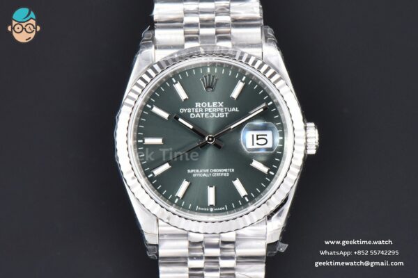 DateJust 36MM 904L VSF Green Dial Jubilee VS3235 - Image 3