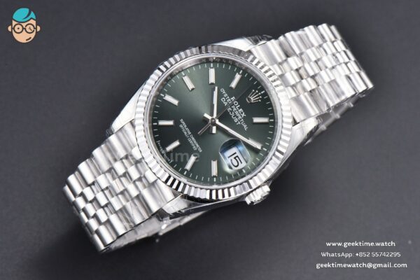 DateJust 36MM 904L VSF Green Dial Jubilee VS3235 - Image 4