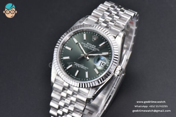 DateJust 36MM 904L VSF Green Dial Jubilee VS3235