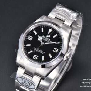 Explorer I 124270 36mm 904L Clean CF Black Dial SS Bracelet VR3230