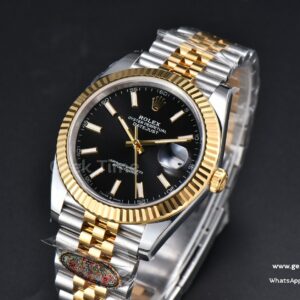 DateJust 41mm 126333 Clean CF YG/SS Black Dial Jubilee Bracelet VR3235