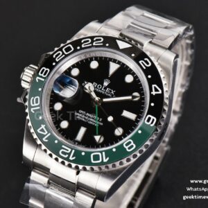 GMT Master II 126720 VTNR 904L V9F Sprite Black/Green Oyster Bracelet SH3285