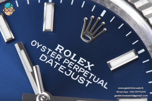 DateJust 36MM 126234 Clean Factory CF Blue Dial Jubilee Bracelet VR3235 - Image 10