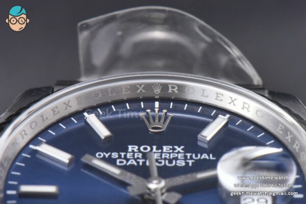 DateJust 36MM 126234 Clean Factory CF Blue Dial Jubilee Bracelet VR3235 - Image 6