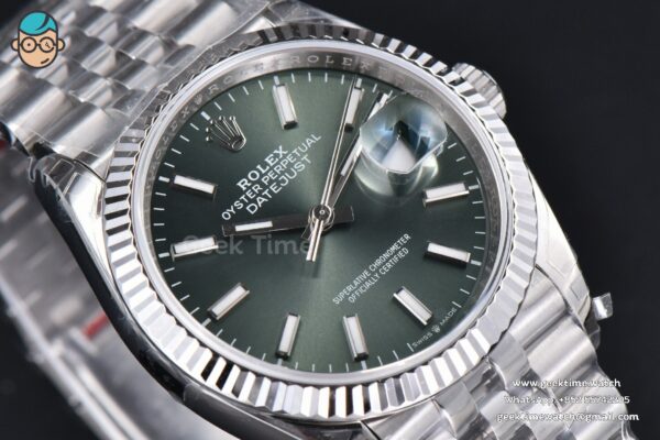 DateJust 36MM 904L VSF Green Dial Jubilee VS3235 - Image 7
