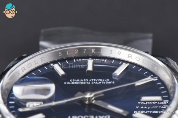 DateJust 36MM 126234 Clean Factory CF Blue Dial Jubilee Bracelet VR3235 - Image 9