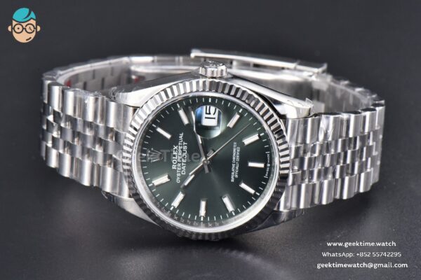 DateJust 36MM 904L VSF Green Dial Jubilee VS3235 - Image 8