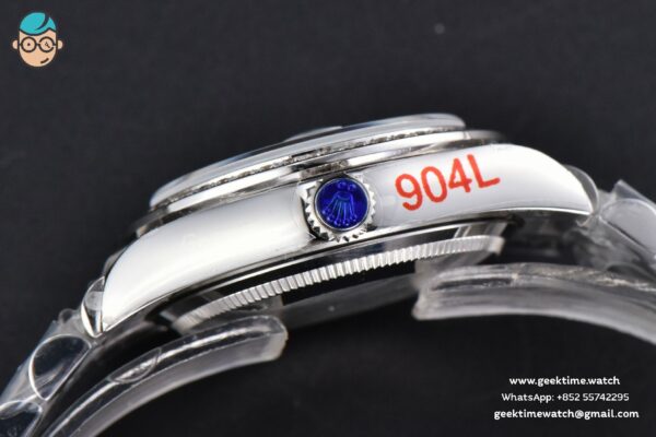 DateJust 31MM 904L GMF Diamond Bezel Blue Flowers Dial President Bracelet A2824 - Image 16