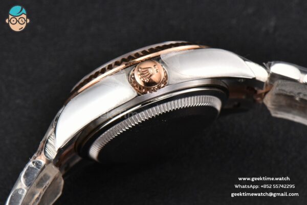 DateJust 28MM Ladies WF RG/SS Brown Dial Diamond Roma Marker Jubilee Bracelet A2236 - Image 16
