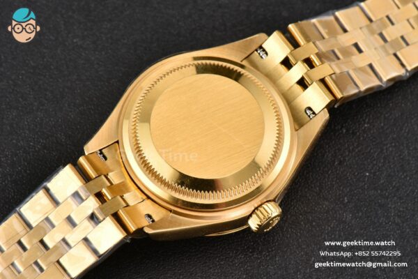 DateJust 28MM Ladies WF YG Gold Dial Roma Marker Jubilee Bracelet A2236 - Image 18
