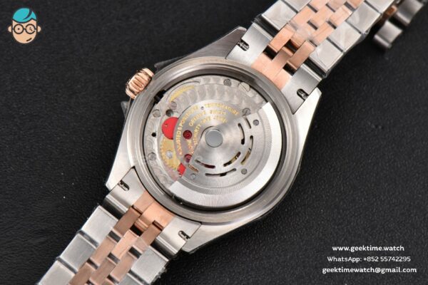 DateJust 28MM Ladies WF RG/SS Brown Dial Diamond Roma Marker Jubilee Bracelet A2236 - Image 21