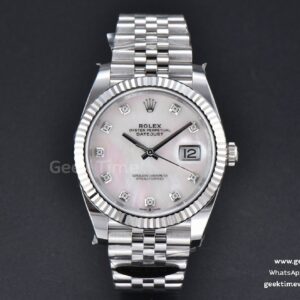 Oyster Perpetual 126000 36mm 904L GMF rotes Zifferblatt SS-Armband VR3230