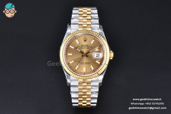 DateJust 36mm 126233 SS/YG VSF 904L Steel YG Dial On Jubilee Bracelet VS3235 - Image 2