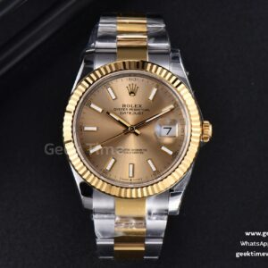 DateJust 41mm 126333 YG/SS VSF Fluted Bezel YG Dial Oyster Bracelet VS3235