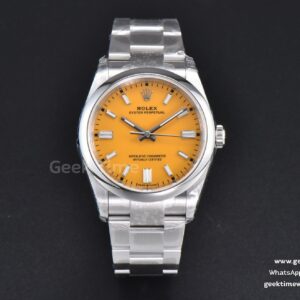 Oyster Perpetual 126000 36mm VSF 904L Yellow Dial Oyster Bracelet VS3235