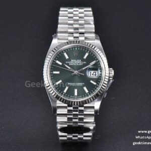 DateJust 36mm 126234 Clean CF mintgrünes Zifferblatt Jubilee-Armband VR3235