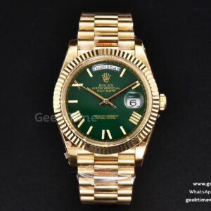 Day-Date 40mm 904L GMF YG Green Dial YG Bracelet A3235