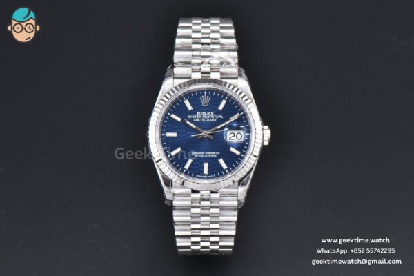 DateJust 36MM 904L VSF Blue Motif Dial Jubilee VS3235 - Image 2