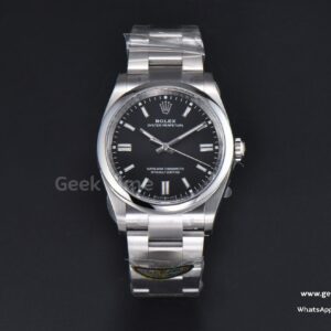 Oyster Perpetual 126000 36mm Clean CF 904L schwarzes Zifferblatt SS-Armband VR3230