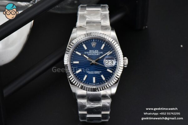 DateJust 36MM BPF Blue Motif Dial Oyster Bracelet A2824 - Image 2