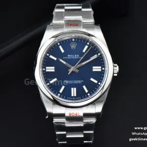 Oyster Perpetual 124300 41mm EWF blaues Zifferblatt SS-Armband A3230