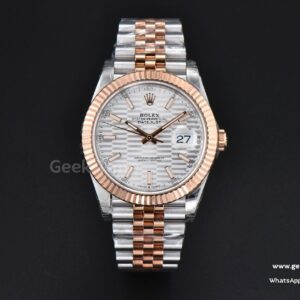 DateJust 41mm 126331 VSF RG/SS Silver Motif Dial Jubilee Bracelet VS3235