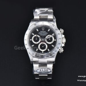Daytona 116520 40mm Clean CF 904L Black Dial 4130