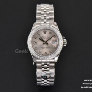 DateJust 28MM Ladies WF Diamond Silver Dial Diamond Marker Jubilee Bracelet A2236