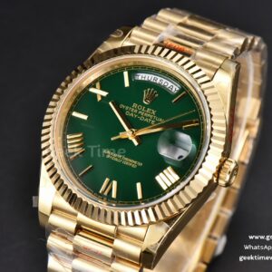 DayDate 40mm 904L GMF YG Green Dial YG Bracelet A3235
