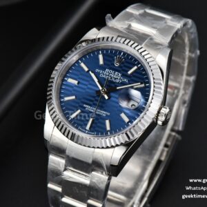 DateJust 36MM BPF Blue Motif Dial Oyster Bracelet A2824