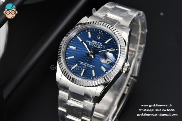 DateJust 36MM BPF Blue Motif Dial Oyster Bracelet A2824