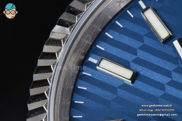 DateJust 36MM BPF Blue Motif Dial Oyster Bracelet A2824 - Image 4