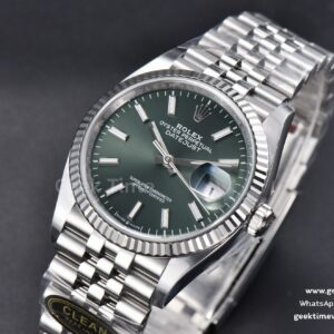 DateJust 36MM 126234 Clean CF Mint Green Dial Jubilee Bracelet VR3235