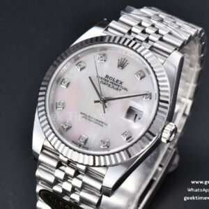 Oyster Perpetual 126000 36mm 904L GMF Red Dial SS Bracelet VR3230 (Copy)