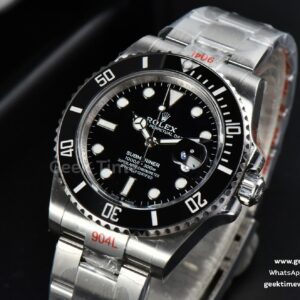 Submariner 41MM 126610 LN GMF Black Ceramic Black Dial SS Bracelet VR3235