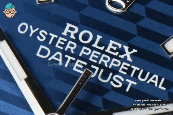 DateJust 36MM BPF Blue Motif Dial Oyster Bracelet A2824 - Image 5