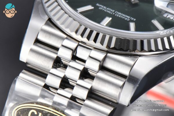 DateJust 36MM 126234 Clean CF Mint Green Dial Jubilee Bracelet VR3235 - Image 6