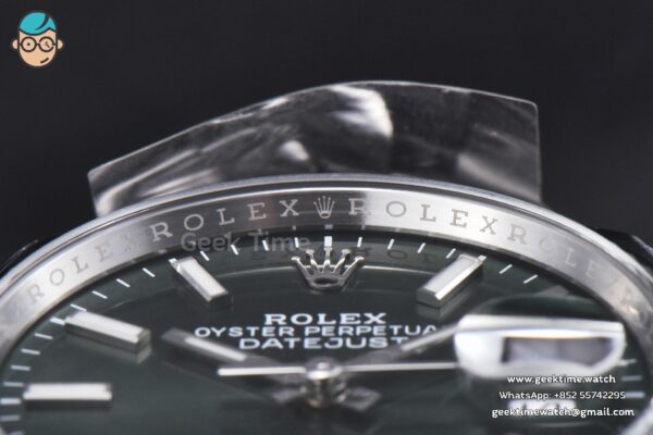 DateJust 36MM 126234 Clean CF Mint Green Dial Jubilee Bracelet VR3235 - Image 8