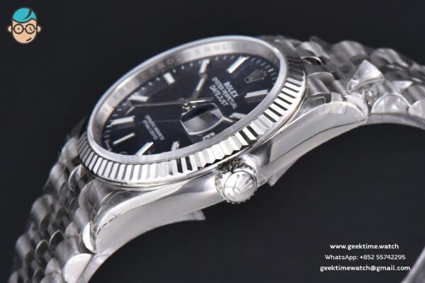 DateJust 36MM 904L VSF Blue Motif Dial Jubilee VS3235 - Image 8