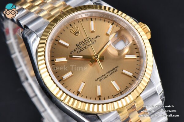 DateJust 36mm 126233 SS/YG VSF 904L Steel YG Dial On Jubilee Bracelet VS3235 - Image 9