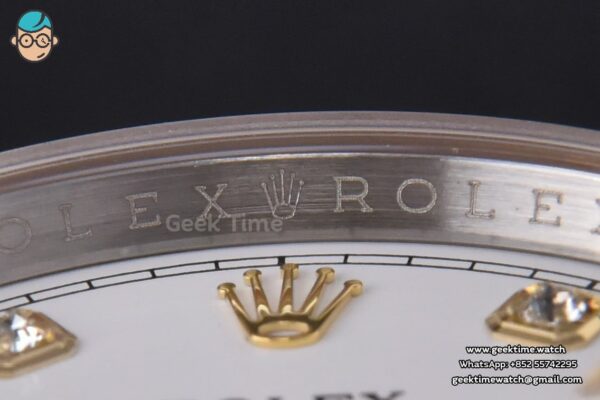 DateJust 36MM 904L YG/SS GMF Fluted Bezel White Dial Roma Marker Jubilee Bracelet VR3235 - Image 11