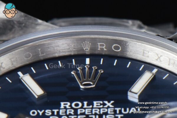 DateJust 36MM BPF Blue Motif Dial Oyster Bracelet A2824 - Image 11