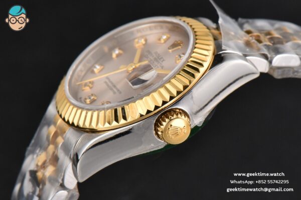 DateJust 28MM Ladies WF YG/SS Silver Dial Diamond Marker Jubilee Bracelet A2236 - Image 11