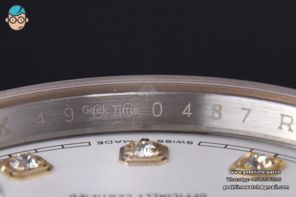 DateJust 36MM 904L YG/SS GMF Fluted Bezel White Dial Roma Marker Jubilee Bracelet VR3235 - Image 12