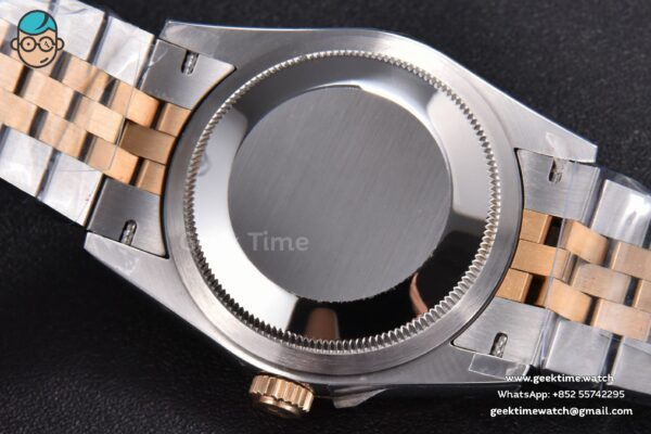 DateJust 36MM 904L YG/SS GMF Fluted Bezel White Dial Lume Marker Jubilee Bracelet VR3235 - Image 17