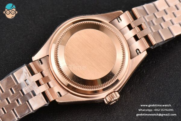 DateJust 28MM Ladies WF RG RG Dial Lume Marker Jubilee Bracelet A2236 - Image 33