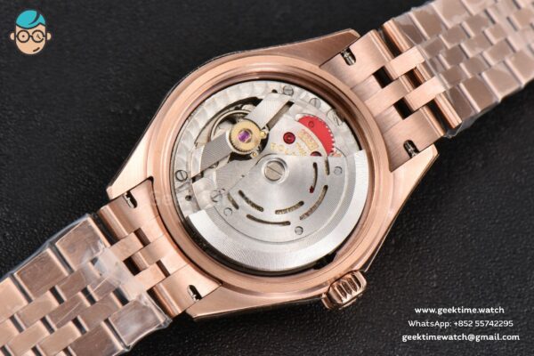DateJust 28MM Ladies WF RG RG Dial Lume Marker Jubilee Bracelet A2236 - Image 40