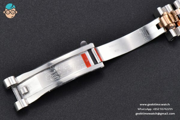 DateJust 31MM 904L RG/SS GMF Fluted Bezel Silver Flowers Dial Jubilee Bracelet A2824 - Image 28